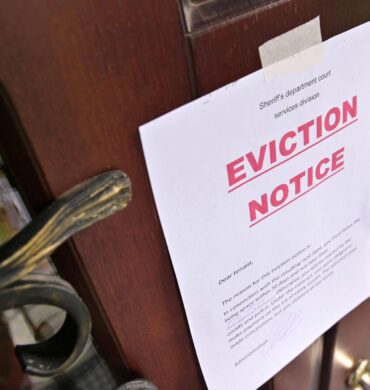 Eviction notice in Atlanta